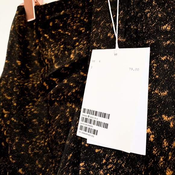 NWT & OTHER STORIES print draped midi skirt 4 - Picture 3 of 8